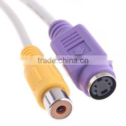 PC VGA to TV S-Video / RCA OUT Converter Cable Adapter