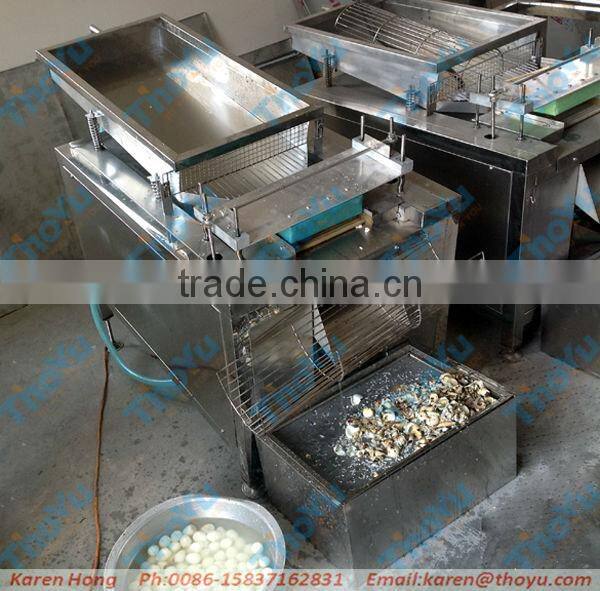 boiled guail egg peeler machine egg skin peeler