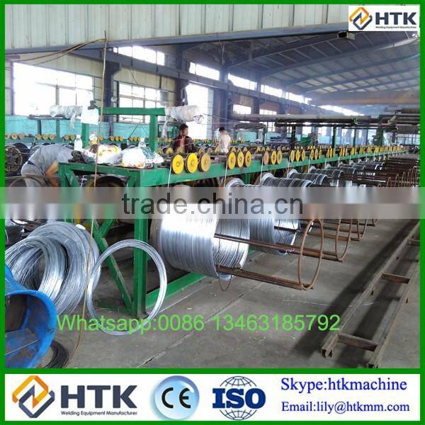 Windlass type 6.5mm low carbon steel wire drawing machine factory