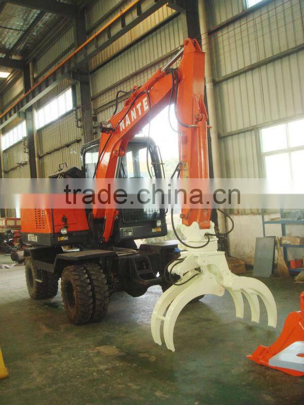 65W 6 ton Wheel Excavator produced by Excavator Supplier