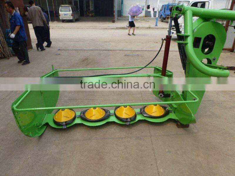 New model drum disc mower,tractor lawn mower,3 point hitch rotary disc mower with CE approved