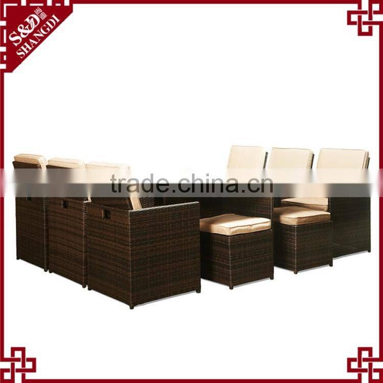 Latest dining furniture10 seats design modern outdoor luxury dining set