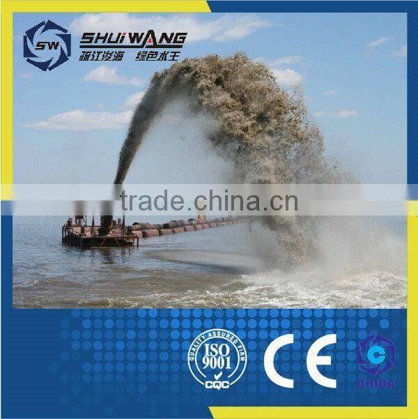 Sand suction dredger barge/river sand dredger machine