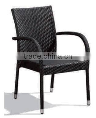 C - 4075 New design stylish cast aluminum rattan dining chair