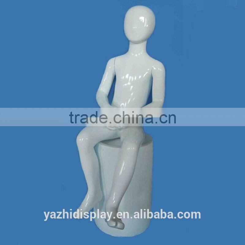 Fashion child full body sitting mannequin for sale