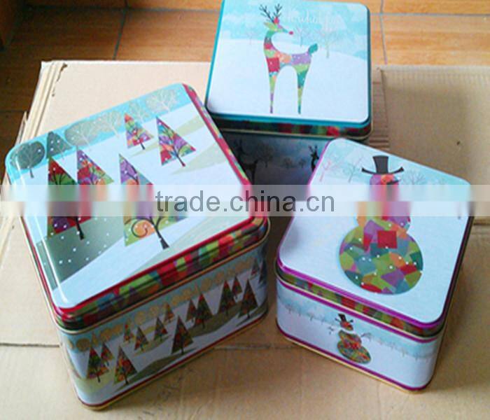 square metal containers