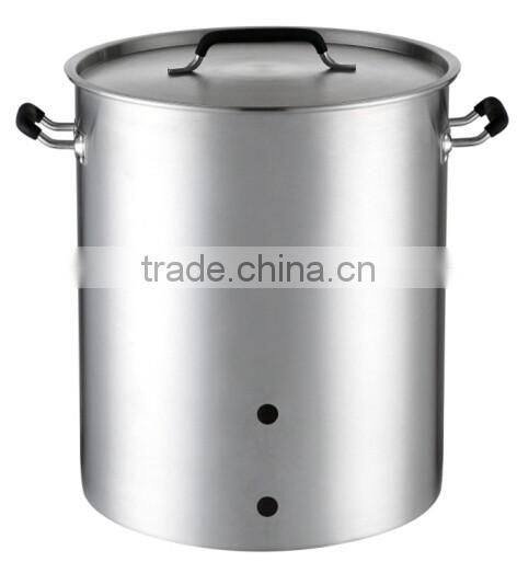 15 Gallon brew pot for home beer brewing with triple bottom