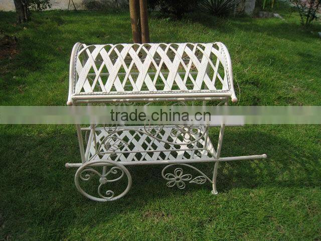 Nicely Light Weight Antique Classical Wrought Irons Antirust Metal Outdoor Decorative Garden Pots
