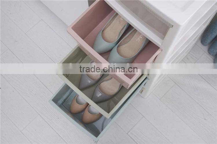 Plastic 3 Tier Multi Drawer Storage Cabinet