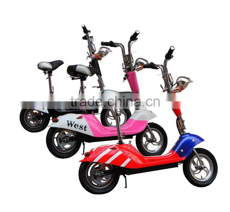 New Arrival Unique Prince Head Dolphin Electric Scooter With Seat, Mini Folding Electric Scooter For Adult/Student