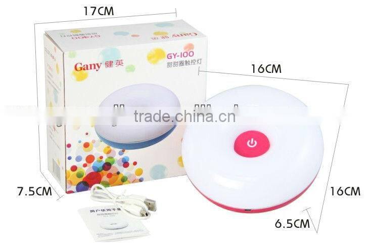 Supply creative USB charging donut night light & LED lamp --red