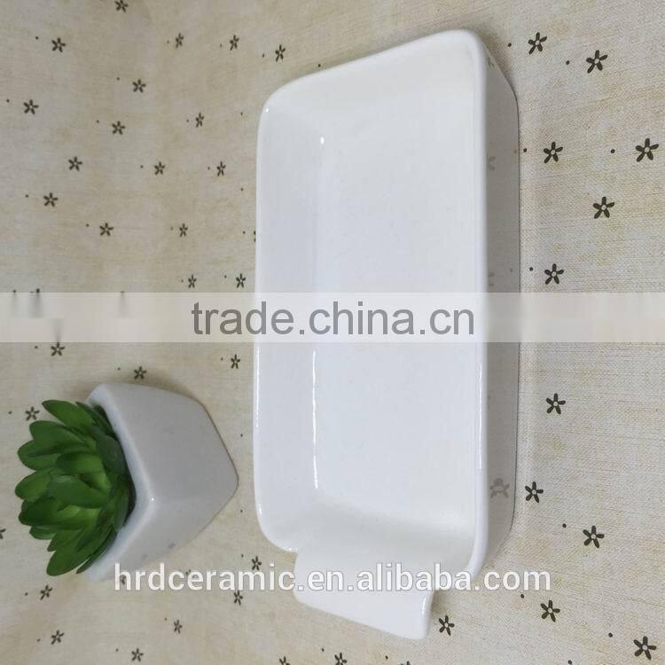 High quality sushi square dish/ceramic dish