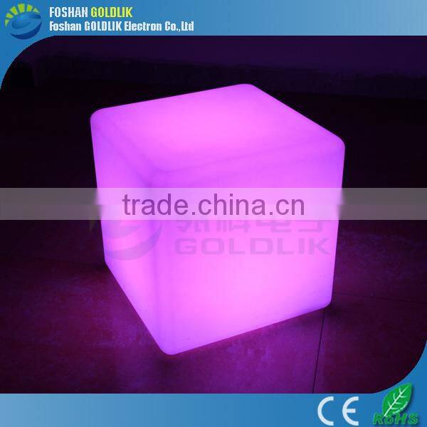 LED Furniture RGB LED Cube Table Light/ RGB Decorative LED Cube Light RGB Outdoor Seat LED Cube GKC-060RT