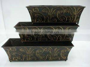 Metal Window Planter Set of 3