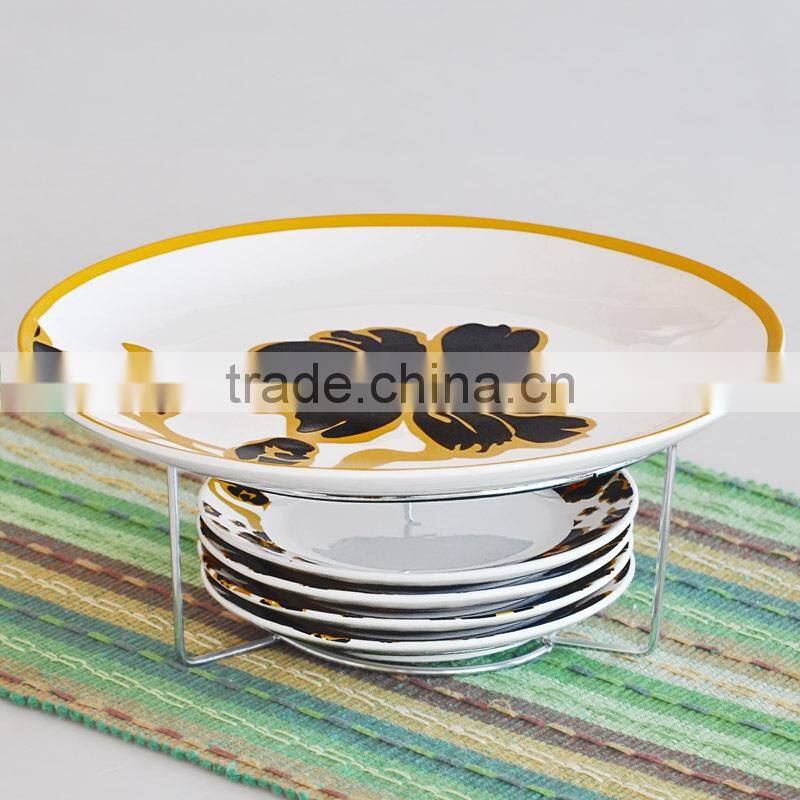 5pcs cake plate, plate set, porcelain plate
