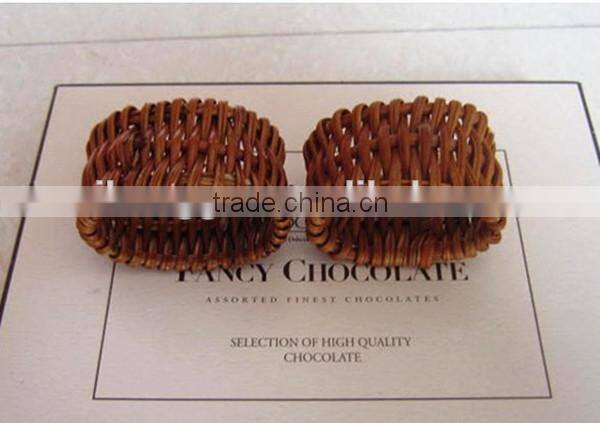 RH-YF21 wholesale weaved bracelet decorating towel ring rattan napkin ring