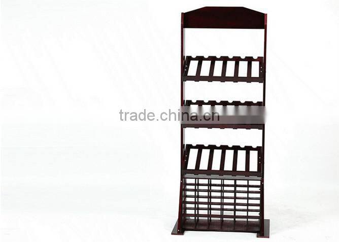 Best-selling color painting large wooden wine rack