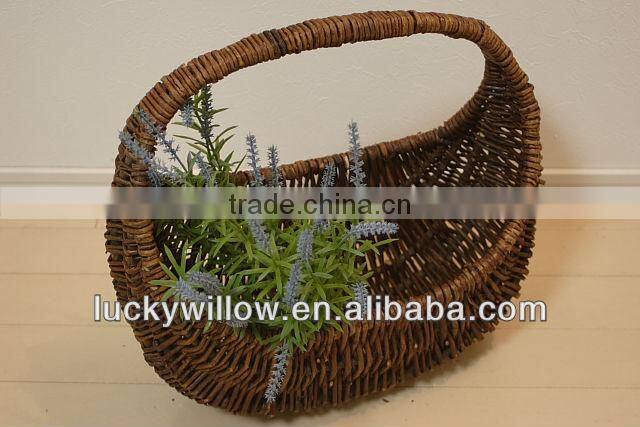 willow gift basket with handle&fruit and vegetable basket
