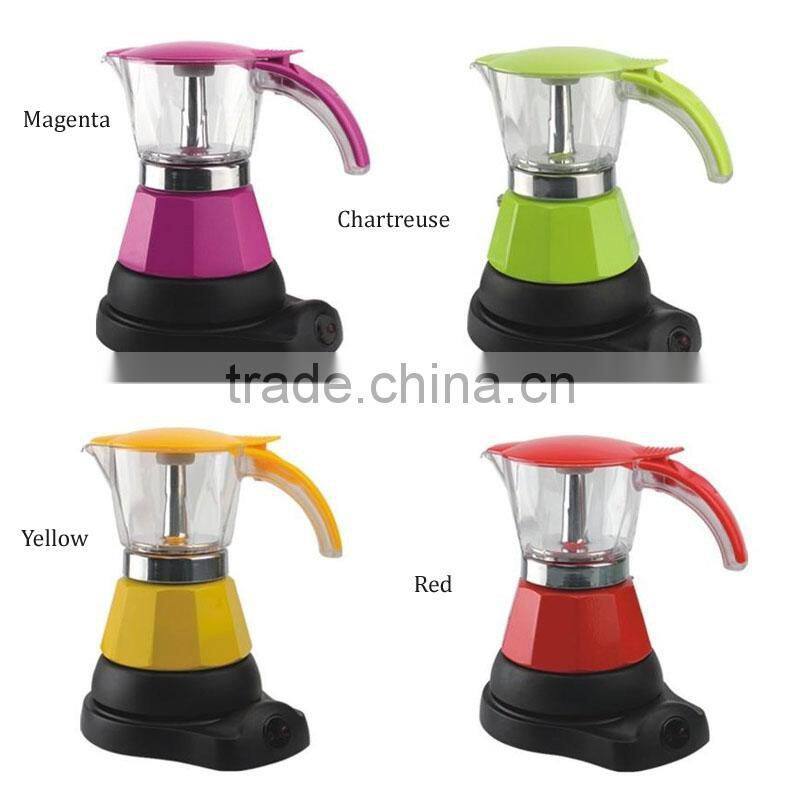 electric moka coffee pot