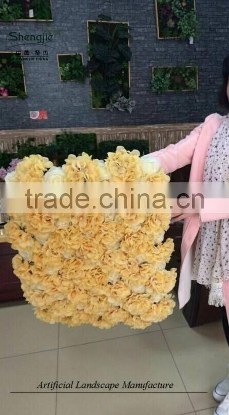 hydrangea and rose flower ,artificial flower carpet for sale