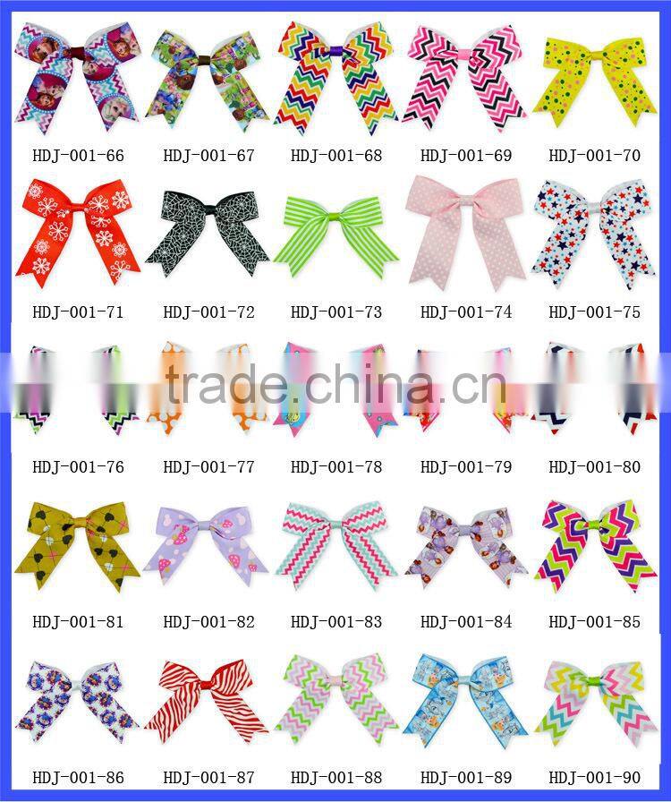 Hot sale Girl Bowknot Hairpin Grosgrain Ribbon Hair Bows With Clips Wholesale Kids Barrettes Children Boutique Hair Accessories