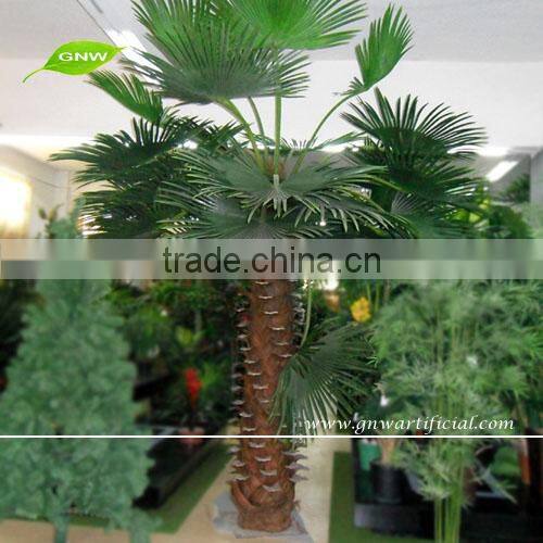 GNW APM035 decoration wood palm tree with high simulation hot selling