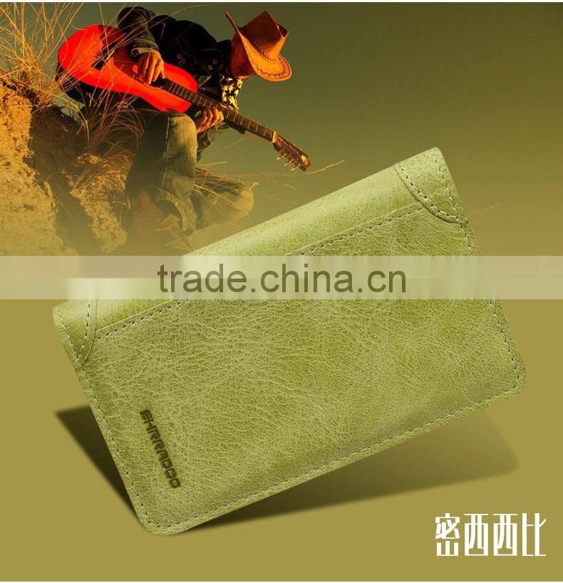 slim leather rfid card holder ID window leather card holders
