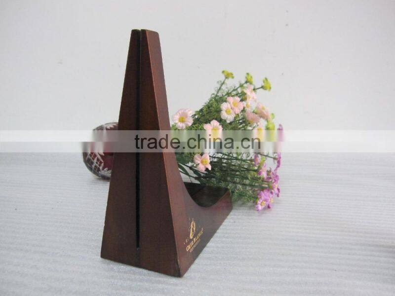 Factory customized menu pure wood clip Pine wood menu folder