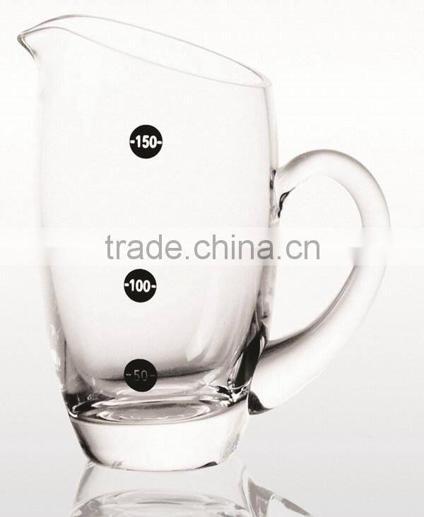 200ml clear wine aerator decanter with handles