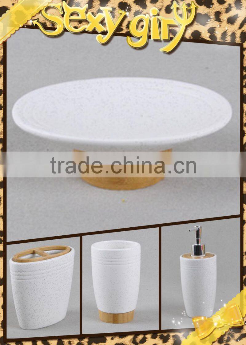 Ceramic modern home Bathroom accessories set elegant