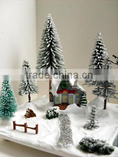 Miniature Christmas Village Scene - Miniature Christmas vignette