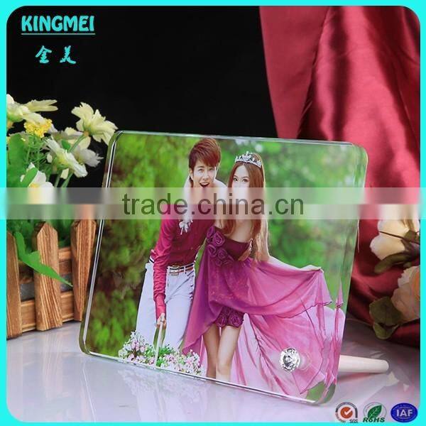 Custom crystal clear acrylic lucite fashion sex high heel girl pictures photo frame