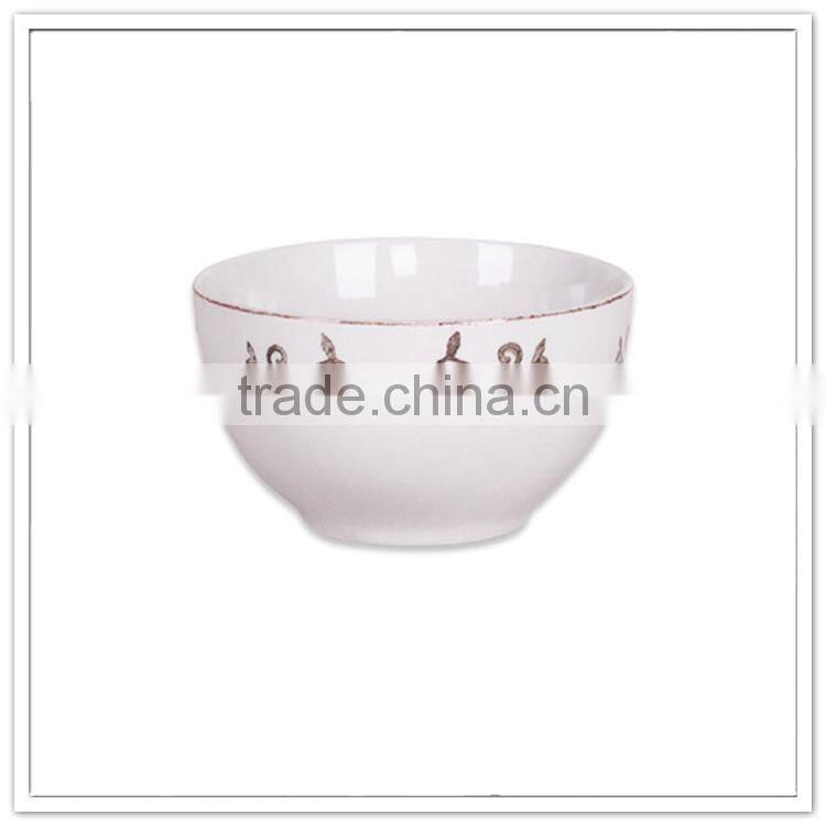 Supermarket terracotta dish spanish large cheap kitchen plastic bowl,terracotta soup bowl,