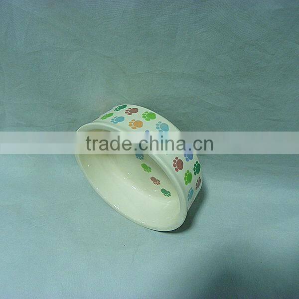 2014 Fashion Design Ceramic personalized dog bowl