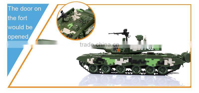 1:35 ZTZ-99 type battle rc tank China diecast model full metal rc tank