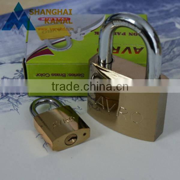 Imitate brass padlock