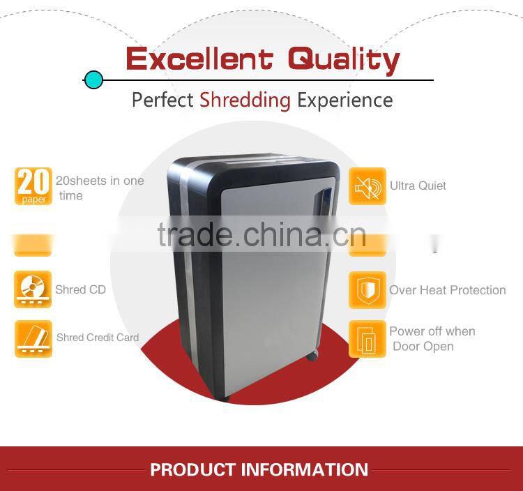 JP-8620M Middle Medium office paper shredder /Micro cut/2*10mm/GS/CE