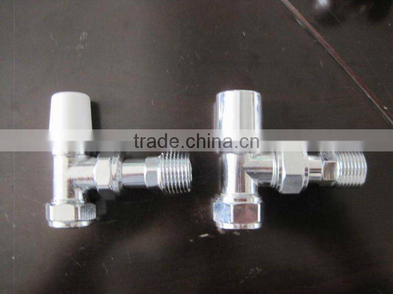 Lockshield manual radiator valve