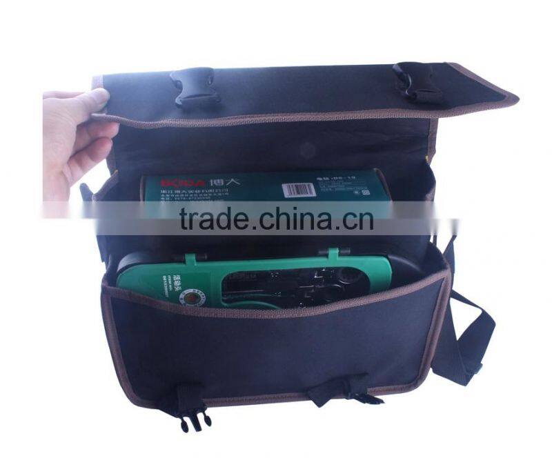 Multi-function large capacity electrician tool messenger bag