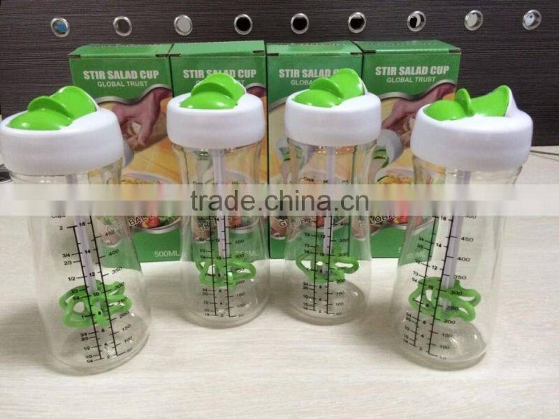 Wholesale FDA standard plastic salad tools salad dressing mixer