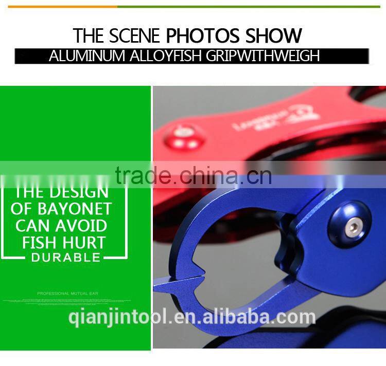 Professional stainless steel fish gripper/15/30kg scale/fish lip grip