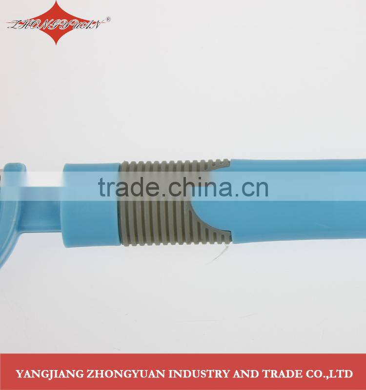 Stainless steel semi-circle vegetable peeler with soft ABS handle