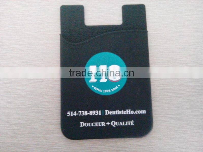 Hot selling new product smart wallet mobile phone silicone card holder with good quality for wholesale