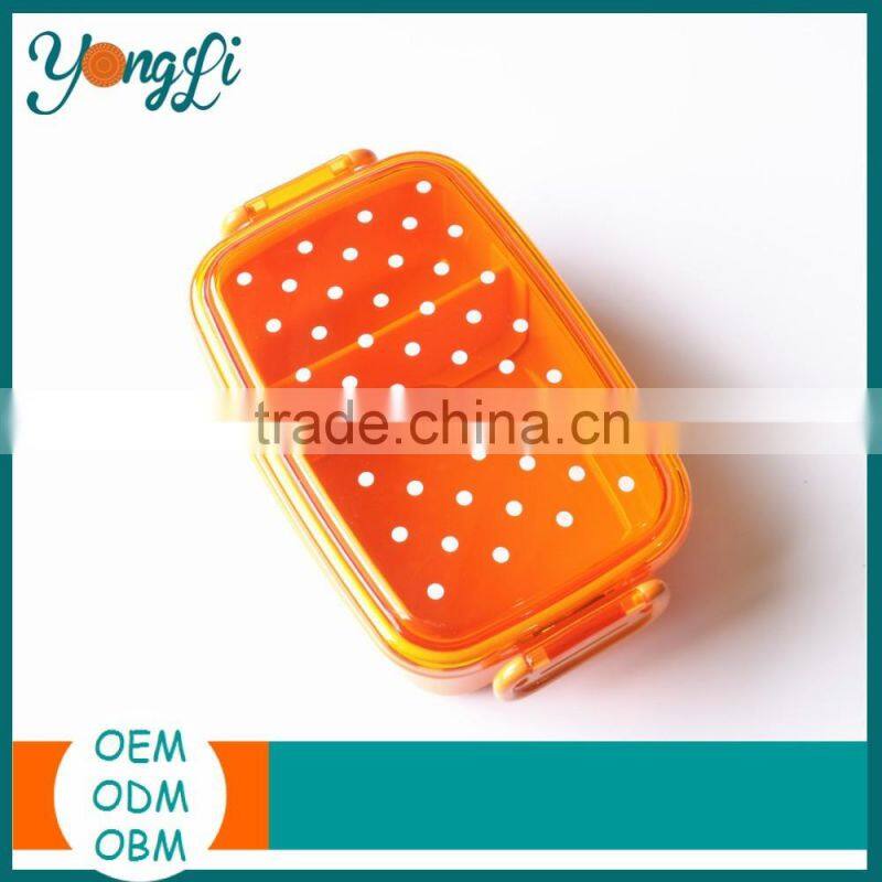 Microwave Food Container Plastic Eco-friendly Bento Box for Sale