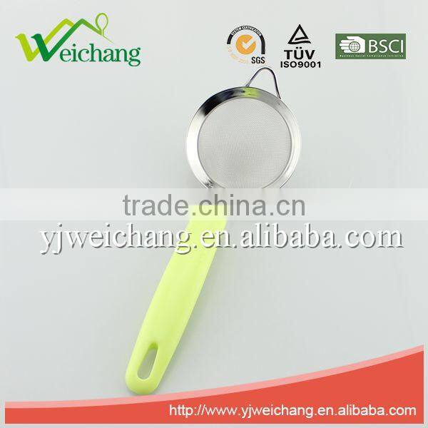 WCJ681 SKIMMER STAINLESS STEEL WITH PP HANDLE ,HOT SALE ,HIGH QUALITY