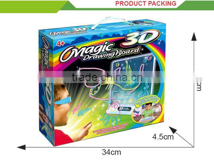 High Quality children Intelligent diy 3D magic drawing board