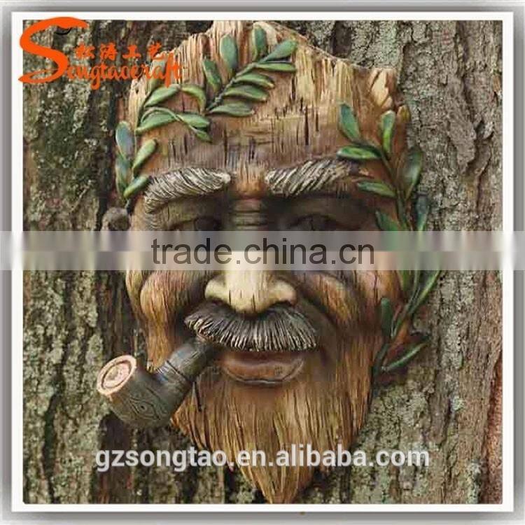 songtao chinese factory customize artificial human tree face masks