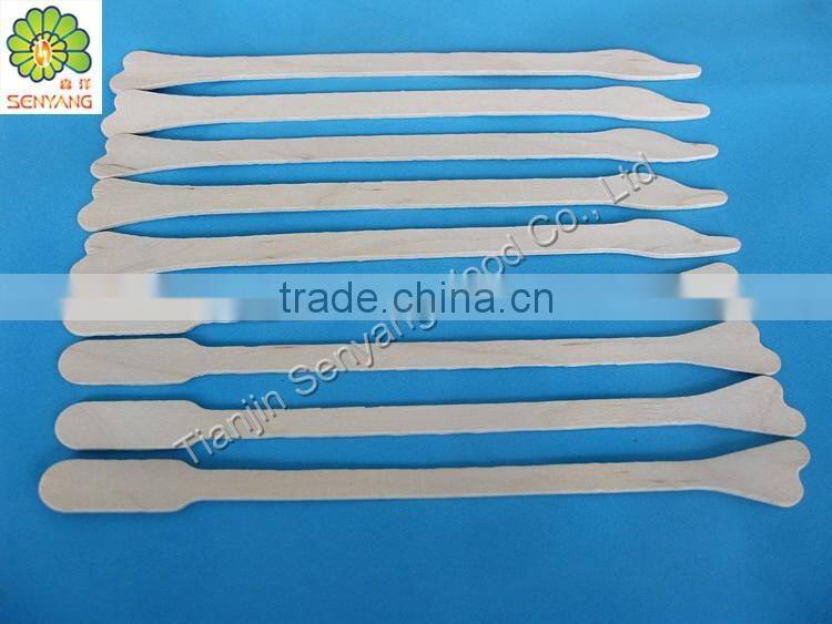 Medical disposable sterile wooden tongue depressor using
