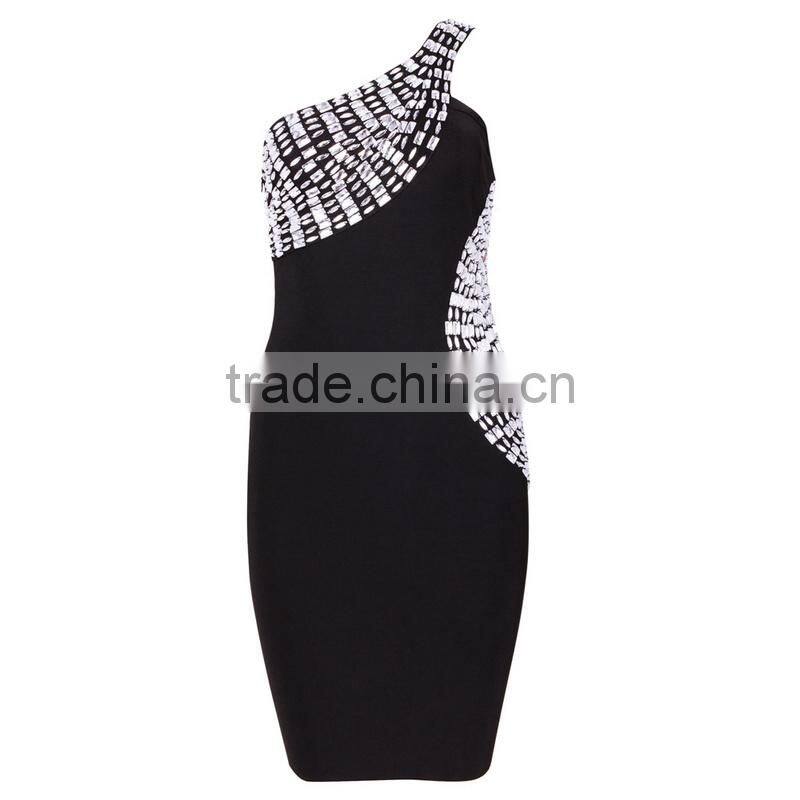 deep v-neck backless bandage dress