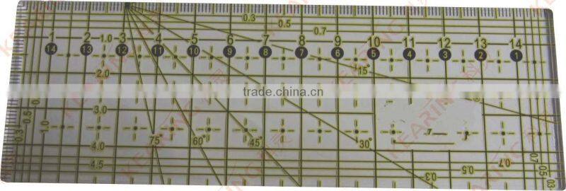 Kearing rigid acry l,5*15CM patchwork quilting ruler # KPR0515